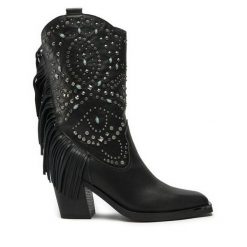 Botki Alma En Pena. Czarne botki Alma En Pena, bez wzorów, bez obcasa, na słupku, bez zapięcia. Za 559.99 zł.