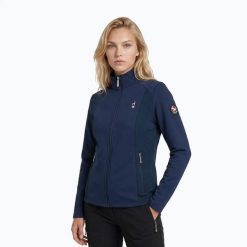 Bluza polarowa damska Aulp Diane. Niebieskie bluzy bez kaptura Aulp, l, bez wzorów, z elastanu, bez kaptura, trekkingowe. Za 229.99 zł.