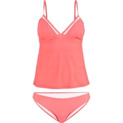 Tankini (2 części) bonprix koralowy. Czerwone bikini bonprix, bez wzorów. Za 89.99 zł.