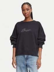 BOSS Bluza Ever 50571478 Czarny Regular Fit. Czarne bluzy Boss, xs, bez wzorów, z bawełny, bez kaptura. Za 679.99 zł.