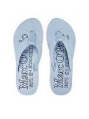 Marc O'Polo Japonki RR2M3038 Błękitny. Niebieskie japonki Marc O'Polo, bez wzorów, z materiału. Za 149.99 zł.