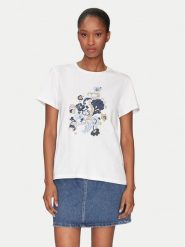 Marella T-Shirt Ovest 2515971071 Biały Regular Fit. Białe t-shirty Marella, xl, bez wzorów, z bawełny, bez kołnierzyka, bez ramiączek. Za 229.66 zł.