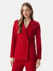 Morgan Marynarka 261-VLOVE.F Czerwony Regular Fit. Czerwone marynarki i żakiety Morgan, bez wzorów, z syntetyku, bez ramiączek. Za 479.99 zł.