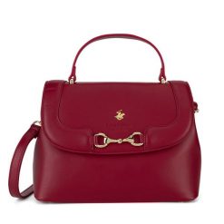 Torebka Beverly Hills Polo Club. Czerwone torebki klasyczne Beverly Hills Polo Club, bez wzorów, klasyczne, bez dodatków. Za 229.99 zł.