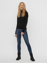 Vero Moda Sweter "Glory" w kolorze czarnym rozmiar: XXL. Czarne swetry Vero Moda, xxl, bez wzorów, bez ramiączek. Za 91.99 zł.