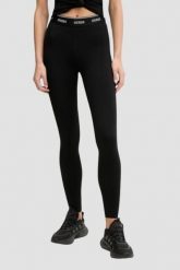 GUESS Czarne damskie legginsy Alba, Rozmiar M. Czarne legginsy Guess, z aplikacjami, z materiału. W wyprzedaży za 169.99 zł.