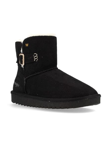 Wrangler Botki zimowe "Elsa" w kolorze czarnym rozmiar: 40. Czarne botki Wrangler, bez wzorów, bez obcasa, bez zapięcia. Za 189.95 zł.