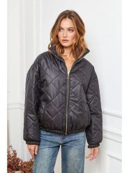 Joséfine Kurtka pikowana "Demi" w kolorze czarnym rozmiar: XL. Czarne kurtki Joséfine, xl, bez wzorów, bez kaptura. Za 250.35 zł.
