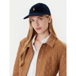 Czapka z daszkiem Polo Ralph Lauren. Niebieskie czapki z daszkiem Polo Ralph Lauren, bez wzorów. Za 279.99 zł.