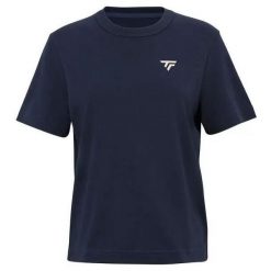 T-shirt damski Tecnifibre Graphic. Niebieskie t-shirty TECNIFIBRE, bez wzorów, sportowe, bez kołnierzyka, bez ramiączek. Za 149.99 zł.