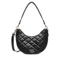 Torebka Nine West. Czarne torebki klasyczne Nine West, bez wzorów, klasyczne, bez dodatków. Za 179.99 zł.