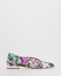 KOLOROWE BALERINY 04287549D WH MUL. Baleriny Venezia, bez wzorów, ze skóry, bez obcasa, bez zapięcia. Za 369.00 zł.