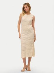 Vero Moda Sukienka letnia Bali 10302925 Écru Regular Fit. Sukienki Vero Moda, l, bez wzorów, z bawełny, bez kołnierzyka, bez ramiączek. Za 129.99 zł.