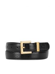 Gino Rossi Pasek Damski BLYL24004-2-CR Czarny. Czarne paski Gino Rossi, bez wzorów, ze skóry. Za 129.99 zł.