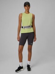 4F Legginsy kolarki do biegania szybkoschnące damskie - szare L. Szare legginsy 4f, bez wzorów. Za 149.99 zł.