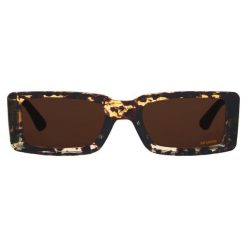 Okulary przeciwsłoneczne Pit Viper The Desert Tortoise Low Bones. Brązowe okulary przeciwsłoneczne PIT VIPER, bez wzorów. Za 296.70 zł.