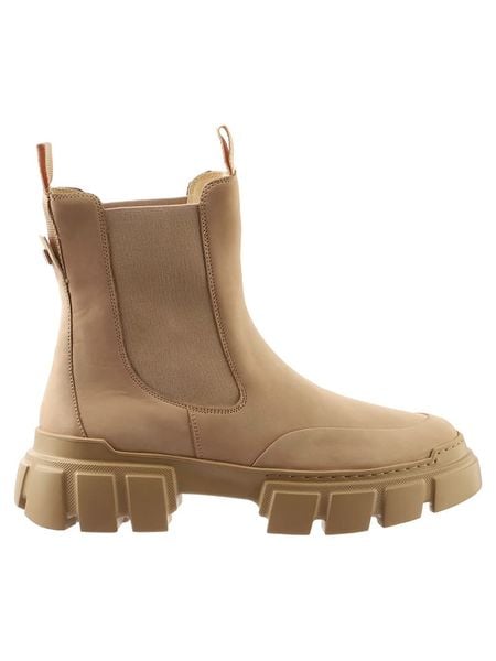 Högl Skórzane sztyblety "Adventure" w kolorze beżowym rozmiar: 36. Brązowe buty sportowe lifestyle Högl, bez wzorów, sportowe, bez zapięcia. Za 269.75 zł.