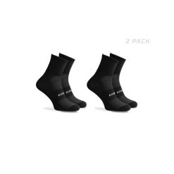 Skarpetki rowerowe Rogelli Essential 2-pak. Czarne skarpetki Rogelli, bez wzorów, z materiału. Za 59.00 zł.