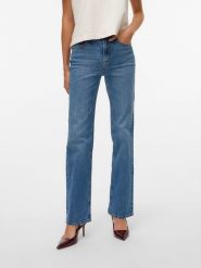 Vero Moda Dżinsy - Comfort fit - w kolorze niebieskim rozmiar: W31/L32. Niebieskie jeansy Vero Moda, l, z aplikacjami, ze skóry, klasyczne. Za 130.99 zł.
