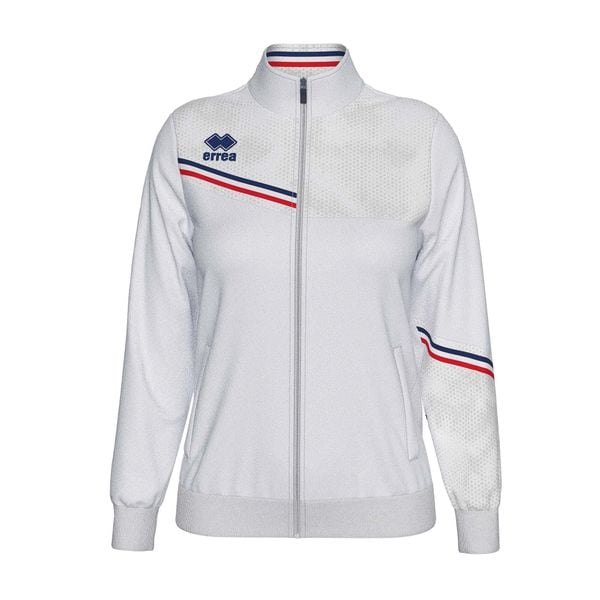 Bluza Errea Kurtka Estella Ad Damskie. Białe bluzy bez kaptura ERREA, s, bez wzorów, z materiału, bez kaptura, do biegania. Za 236.99 zł.