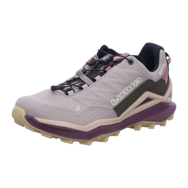 Półbuty LOWA MADDOX PRO GTX LO SL Ws. Czerwone buty trekkingowe Lowa, z gore-texu, bez zapięcia. Za 854.75 zł.