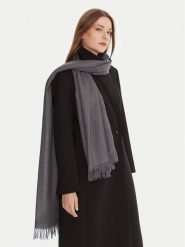 Weekend Max Mara Szal Ken 2525546044 Szary. Szare szaliki i kominy Weekend Max Mara, bez wzorów, z materiału. Za 779.99 zł.
