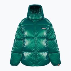 Kurtka ocieplana damska Ellesse Lenzer Padded. Zielone kurtki Ellesse, bez wzorów, bez kaptura. Za 359.99 zł.