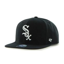 Czapka z daszkiem do baseballu '47 Mlb Chicago White Sox Captain czarna. Czarne czapki z daszkiem 47 Brand, bez wzorów. Za 179.00 zł.