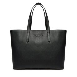 Torebka BOSS. Czarne shopper bag Boss, bez wzorów, bez dodatków. Za 1,199.00 zł.
