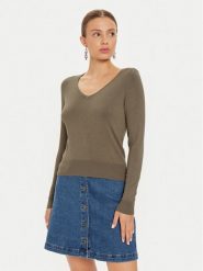 ONLY Sweter Venice 15333990 Brązowy Regular Fit. Brązowe swetry ONLY, l, bez wzorów, z wiskozy, bez ramiączek. Za 59.99 zł.