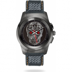 MyKronoz ZeTime PREMIUM REGULAR tytanowy/pomarańczowe przeszycia. Brązowe zegarki sportowe MyKronoz. Za 989.00 zł.