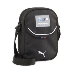 Przenośna torba na ramię Puma BMW MMS. Czarne torby sportowe Puma, bez wzorów, z materiału, na ramię. Za 193.40 zł.