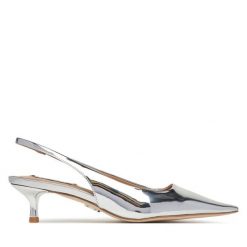 Czółenka Steve Madden. Szare czółenka Steve Madden, bez wzorów, bez obcasa, bez zapięcia. Za 289.99 zł.