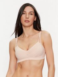 Chantelle Biustonosz braletka Soft Stretch C11GQ9 Beżowy. Brązowe biustonosze Chantelle, bez wzorów, z syntetyku. Za 169.99 zł.