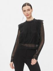 ONLY Bluzka 15305687 Czarny Regular Fit. Czarne bluzki ONLY, s, bez wzorów, z syntetyku, bez kołnierzyka, bez ramiączek. Za 99.99 zł.