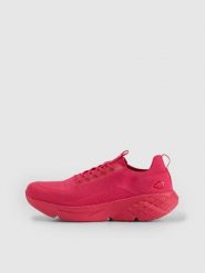 4F Niskie sneakersy sportowe VELOCORE damskie - różowe 40. Czerwone buty sportowe lifestyle 4f, bez wzorów, z dzianiny, klasyczne, bez zapięcia. Za 299.99 zł.