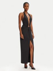 Bardot Sukienka koktajlowa Alma Plunging 59914DB Czarny Regular Fit. Czarne sukienki Bardot, xl, bez wzorów, z syntetyku, wizytowe, bez kołnierzyka, bez ramiączek. Za 369.99 zł.