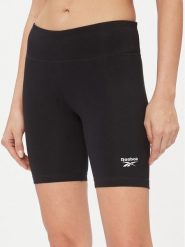 Reebok Szorty sportowe IM4076 Czarny. Czarne szorty sportowe Reebok, bez wzorów, z bawełny, na fitness i siłownię. Za 79.99 zł.