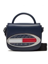 Tommy Jeans Torebka Tjw Origin Crossover AW0AW15811 Granatowy. Niebieskie torebki klasyczne Tommy Jeans, bez wzorów, z jeansu, bez dodatków. Za 319.99 zł.