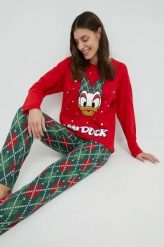United Colors of Benetton piżama bawełniana Disney kolor czerwony bawełniana. Czerwone piżamy United Colors Of Benetton, m, bez wzorów, z bawełny, bez kołnierzyka, bez ramiączek, długie. W wyprzedaży za 180.99 zł.
