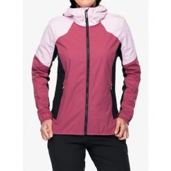 Kurtka przeciwdeszczowa damska CMP Veltrica. Czerwone kurtki przeciwdeszczowe CMP, bez wzorów, bez kaptura, trekkingowe. Za 440.99 zł.