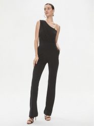 Fracomina Kombinezon FQ23WO2003W62601 Czarny Slim Fit. Czarne sukienki Fracomina, xs, bez wzorów, z syntetyku, bez kołnierzyka, bez ramiączek. Za 939.99 zł.