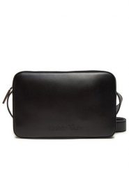 Calvin Klein Torebka K60K612555 Czarny. Czarne listonoszki Calvin Klein, bez wzorów, ze skóry, bez dodatków. Za 259.99 zł.