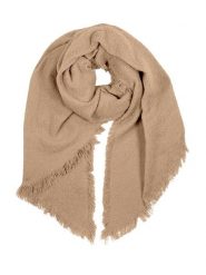 Eight2Nine Szal w kolorze jasnobrązowym rozmiar: onesize. Brązowe szaliki i kominy Eight2Nine, bez wzorów, z materiału. Za 91.99 zł.