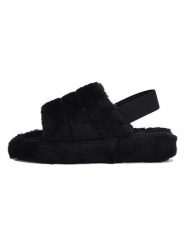 ISLAND BOOT Kapcie "Poppy" w kolorze czarnym rozmiar: 36. Czarne kapcie Island Boot, bez wzorów. Za 92.64 zł.