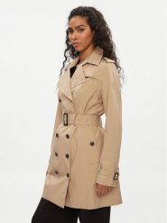 Save The Duck Trencz D43090W GRIN18 Beżowy Regular Fit. Brązowe płaszcze Save the duck, bez wzorów, z syntetyku, bez kaptura. Za 2,309.00 zł.