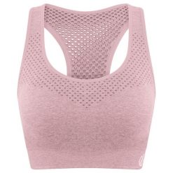 Damski biustonosz sportowy Dare2B Dont Sweat It różowy. Czerwone biustonosze sportowe Dare 2b, bez wzorów, z elastanu, na fitness i siłownię. W wyprzedaży za 84.99 zł.