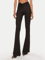 TWINSET Spodnie materiałowe 241TT209A Czarny Slim Fit. Czarne spodnie materiałowe Twinset, bez wzorów, z materiału. Za 709.99 zł.