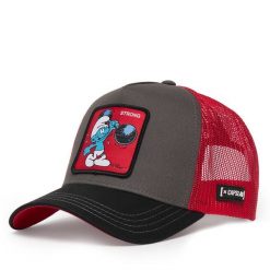 Czapka z daszkiem Capslab. Czerwone czapki z daszkiem CapsLab, bez wzorów. Za 149.99 zł.