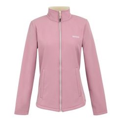 Kurtka Damska Softshell Spacer Connie V. Białe kurtki przejściowe sportowe Regatta, xl, bez wzorów, z softshellu, bez kaptura, trekkingowe. Za 82.99 zł.